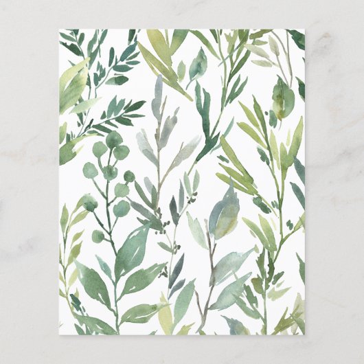 Papier Invitation de Fête de Fiançailles de Budget avec F (Dos)