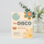 Papier Invitation de fête d'enterrement de vie de jeune f (Debout devant)