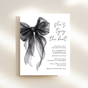 Papier Invitation de Fête des mariées d'aquarelle de la b
