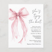 Papier Invitation de Fête des mariées d'aquarelle de la c (Devant)