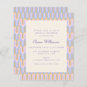 Papier Invitation de Fête des mariées de périphérique Sup (Devant / Derrière)