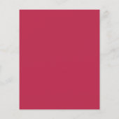 Papier Invitation de fiançailles simple moderne magenta b (Dos)