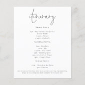 Papier Invitation de fin de semaine de bachelorette de sc (Dos)