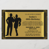 Papier Invitation de gosse de fille à 20 fissures à budge (Devant)