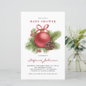 Papier Invitation de la douche nuptiale de l'ornement de  (Debout devant)