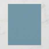Papier Invitation de la douche nuptiale Eucalyptus bleu B (Dos)