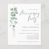 Papier Invitation de la fête de l'anniversaire du script  (Devant)