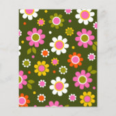 Papier Invitation de la Fête des mariées d'olive Super Bu (Dos)