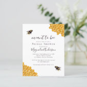 Papier Invitation de la mariée à la douche nuptiale (Debout devant)