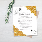 Papier Invitation de la mariée à la douche nuptiale