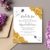 Papier Invitation de la mariée à la douche nuptiale
