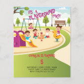 Papier Invitation de la partie Anniversaire de enfant du  (Devant)