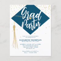 Invitation de la partie de graduation de la photo