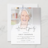 Papier Invitation de la partie de retraite du script de p (Devant)