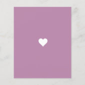 Papier Invitation de la répétition de filtre rose photo (Dos)