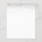 Papier Invitation de la répétition de la Parties scintill (Dos)