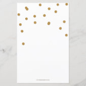 Papier Invitation de la répétition de Parties scintillant (Dos)