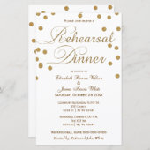 Papier Invitation de la répétition de Parties scintillant (Devant / Derrière)