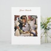 Papier Invitation DE L'ANGLETERRE VICTORIENNE (Debout devant)