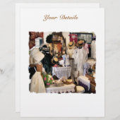 Papier Invitation DE L'ANGLETERRE VICTORIENNE (Devant / Derrière)