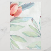 Papier Invitation de l'Fête des mariées Boho Succulent de (Dos)