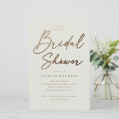Papier Invitation de mariage bohème pas chère avec écritu (Debout devant)