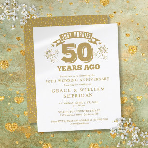 Papier Invitation de Mariage Budget 50e Anniversaire de M