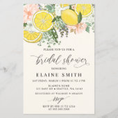 Papier Invitation de mariage Budget Citron Citron Vert (Devant)