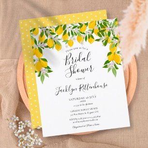 Papier Invitation de mariage Budget Lemon Blossom
