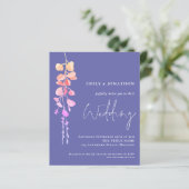 Papier Invitation de mariage Budget QR Eucalyptus Pervenc (Debout devant)