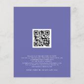 Papier Invitation de mariage Budget QR Eucalyptus Pervenc (Dos)