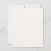 Papier Invitation de mariage dessinée à la main avec une (Dos)