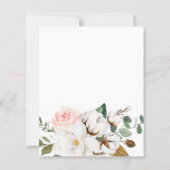 Papier Invitation De Mariage Élégante BUDGET. (Dos)