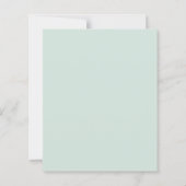 Papier Invitation De Mariage Élégante BUDGET. (Dos)