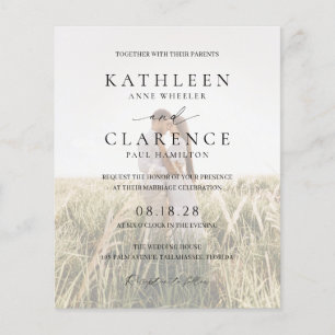 Papier Invitation de mariage élégante et économique Photo