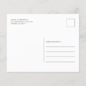 Papier Invitation de mariage floral à l'eucalyptus à peti (Dos)