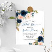 Papier Invitation de mariage pas chère avec fleurs roses