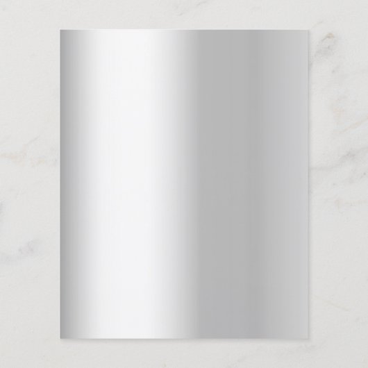 Papier Invitation de mariage rose en argent (Dos)