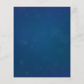 Papier Invitation de mariage rustique à cordes bleues (Dos)