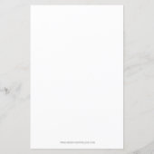 Papier Invitation de mariage simple avec monogramme en ar (Dos)