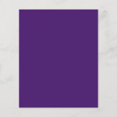 Papier Invitation de mariage simple violet monogramme pas (Dos)