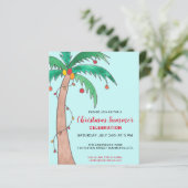Papier Invitation de Noël pas chère pour une fête d'été s (Debout devant)