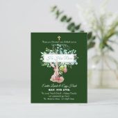 Papier Invitation de Pâques religieuse à budget (Debout devant)