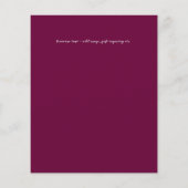 Papier INVITATION De Réception De Mariage BUDGÉTAIRE Avec (Dos)