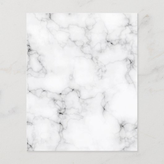 Papier Invitation dorée en marbre d'eucalyptus mariage Bu (Dos)