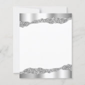 Papier Invitation du 25e anniversaire de la Parties scint (Dos)