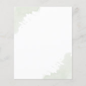 Papier Invitation du 50e anniversaire de l'Eucalyptus Mar (Dos)