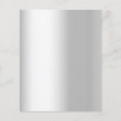 Papier Invitation du 60e anniversaire du mariage Silver (Dos)