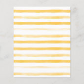 Papier Invitation du Baby shower d'aquarelle d'ananas bud (Dos)