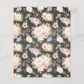 Papier Invitation du Baby shower du tableau de bord du Ci (Dos)